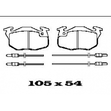 BL1200B2 FTE Колодки тормозные