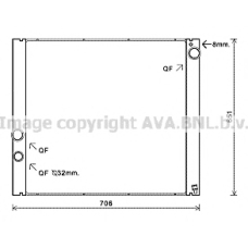 AUA2207 AVA Радиатор, охлаждение двигателя