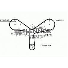 1015 FLENNOR Ремень ГРМ