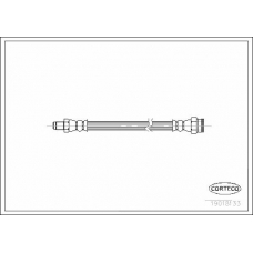 19018133 CORTECO Тормозной шланг