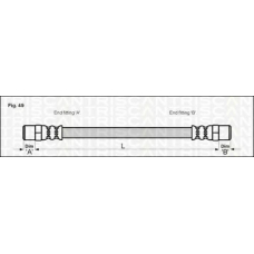 8150 10102 TRISCAN Тормозной шланг