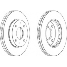 DDF1614-1 FERODO Тормозной диск