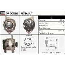 DRB0061 DELCO REMY Генератор