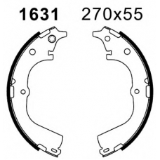 01631 BSF Комплект тормозных колодок