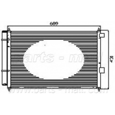 PXNCF-017 Parts mall Конденсатор, кондиционер