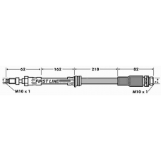 FBH7475 FIRST LINE Тормозной шланг