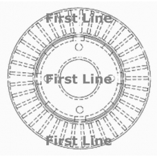 FBD1525 FIRST LINE Тормозной диск
