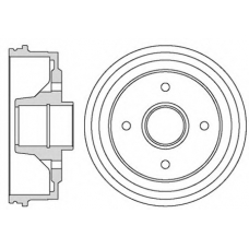 VBE649 MOTAQUIP Тормозной барабан