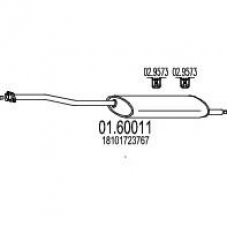 01.60011 MTS Глушитель выхлопных газов конечный