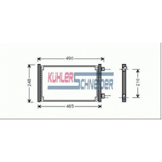 1723301 KUHLER SCHNEIDER Конденсатор, кондиционер