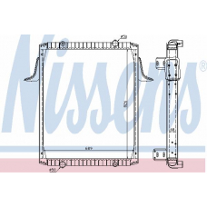 63822A NISSENS Радиатор, охлаждение двигателя