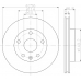 MDC1398 MINTEX Тормозной диск