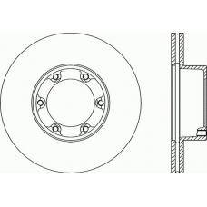 BDR1451.20 OPEN PARTS Тормозной диск