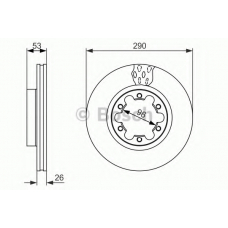 0 986 479 141 BOSCH Тормозной диск