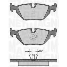 363916060154 MAGNETI MARELLI Комплект тормозных колодок, дисковый тормоз