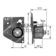 FS05018 FLENNOR Натяжной ролик, ремень грм