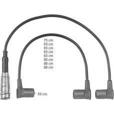 ZEF566 BERU Комплект проводов зажигания
