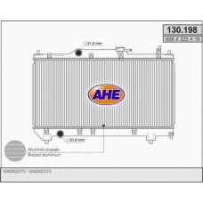 130.198 AHE Радиатор, охлаждение двигателя
