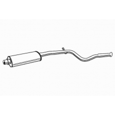 22175 WALKER Средний глушитель выхлопных газов