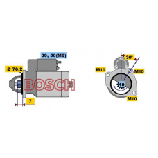 0 986 016 480 BOSCH Стартер