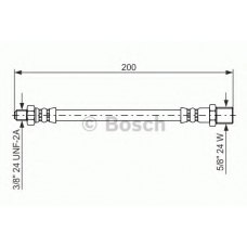 1 987 476 576 BOSCH Тормозной шланг