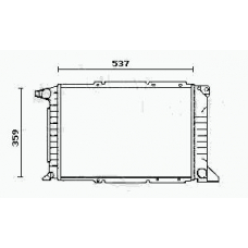 RM0105 EQUAL QUALITY Радиатор, охлаждение двигателя