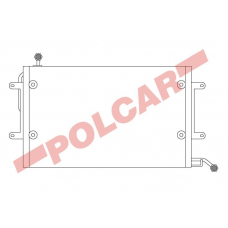 9538K8C1 POLCAR Skraplacze klimatyzacji