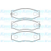 BP-6506 KAVO PARTS Комплект тормозных колодок, дисковый тормоз