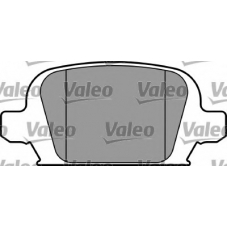 597350 VALEO Комплект тормозных колодок, дисковый тормоз