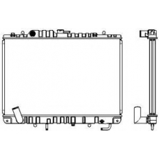 1321-0240 SAKURA  Automotive Радиатор, охлаждение двигателя