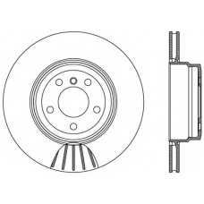 BDR2545.20 OPEN PARTS Тормозной диск