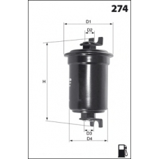 ELE6017 MECAFILTER Топливный фильтр