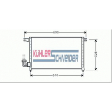 0520301 KUHLER SCHNEIDER Конденсатор, кондиционер