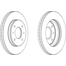 DDF391-1 FERODO Тормозной диск