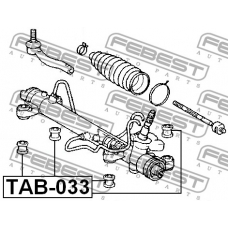 TAB-033 FEBEST Подвеска, рулевое управление