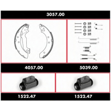 3057.00 WOKING Комплект тормозов, барабанный тормозной механизм