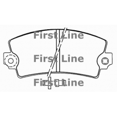 FBP1068 FIRST LINE Комплект тормозных колодок, дисковый тормоз