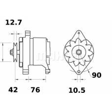 MG 584 MAHLE Генератор