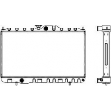 4322-1005 SAKURA  Automotive Радиатор, охлаждение двигателя