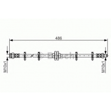 1 987 476 759 BOSCH Тормозной шланг