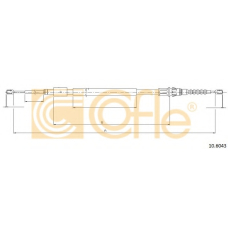 10.6043 COFLE Трос, стояночная тормозная система