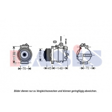 852586N AKS DASIS Компрессор, кондиционер