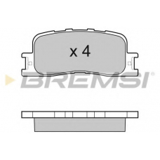 BP3060 BREMSI Комплект тормозных колодок, дисковый тормоз