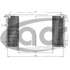 300480 ACR Конденсатор, кондиционер