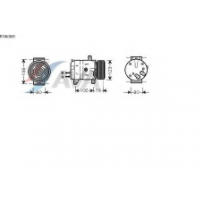 RTAK069 AVA Компрессор, кондиционер