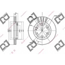 BD1754 DJ PARTS Тормозной диск