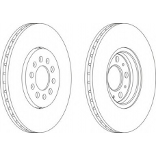 DDF1221-1 FERODO Тормозной диск