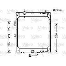 733427 VALEO Радиатор, охлаждение двигателя