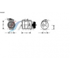 VWK087 AVA Компрессор, кондиционер