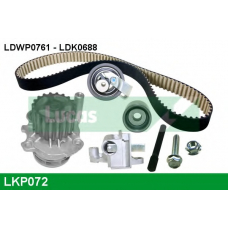 LKP072 TRW Водяной насос + комплект зубчатого ремня